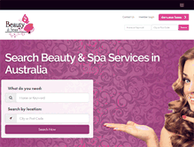 Tablet Screenshot of beautyandspas.com.au